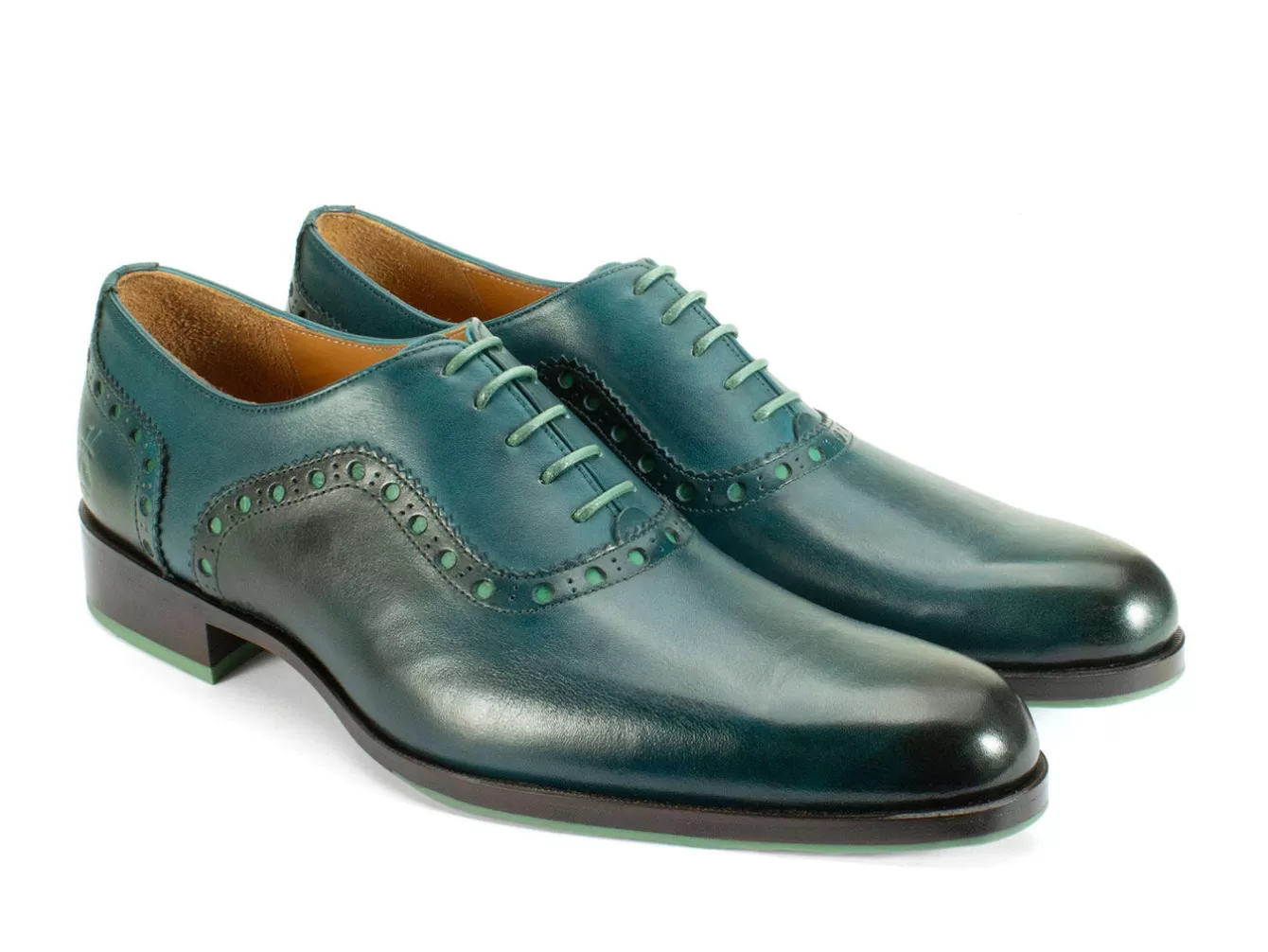 Fluevog Shoes 837 Granville | Brogued Leather Oxford^ Men's