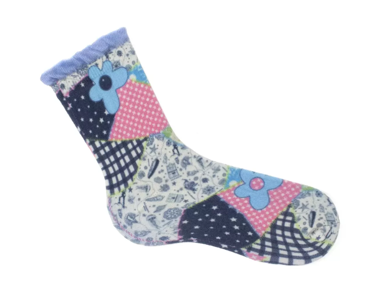 Fluevog Shoes Akira Vog Socks | Ruffle Sock^ Accessories