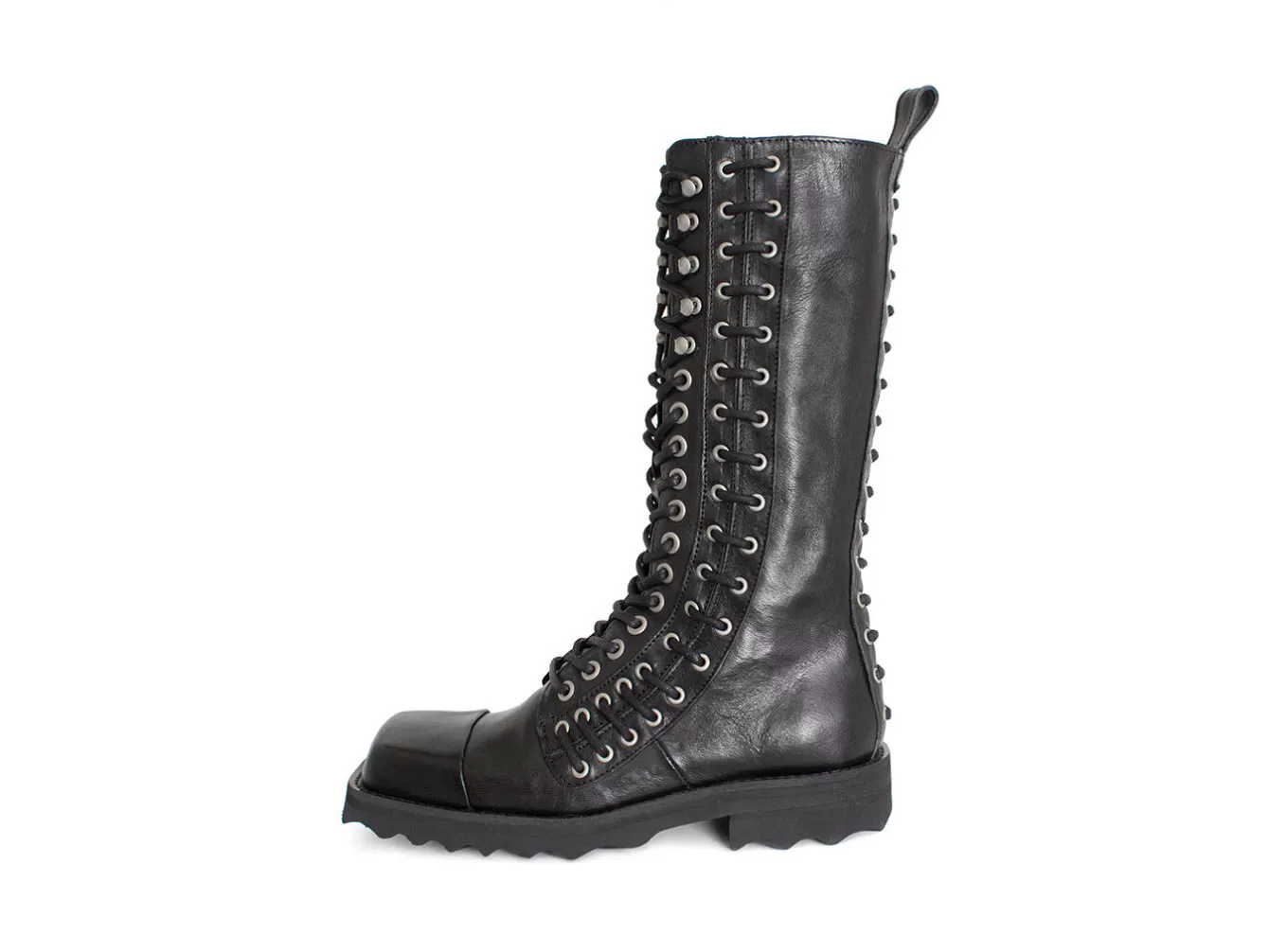 Fluevog Shoes Alonso | Tall Lace-Up Boot With Zipper^ Men's