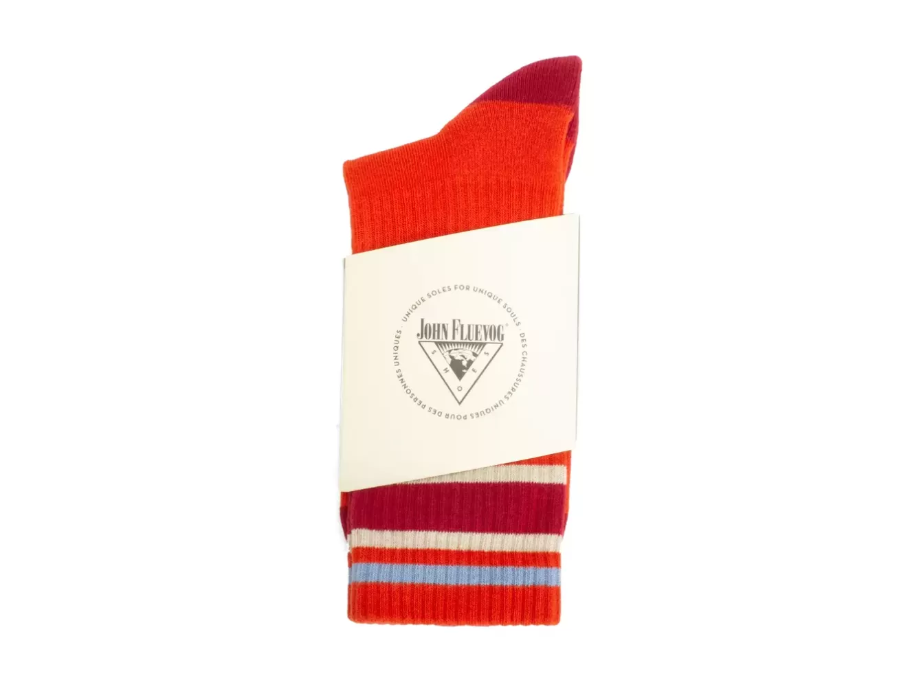 Fluevog Shoes Bandit | Colourblock Varsity Sock^ Men's