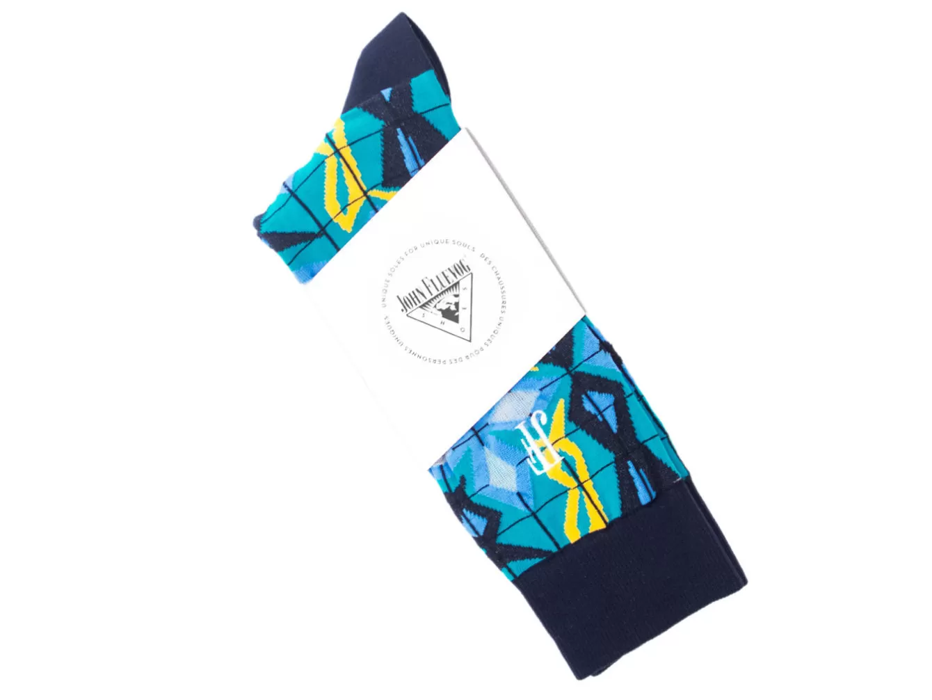 Fluevog Shoes Cerebral Vog Socks | Geometric Knit Sock^ Accessories