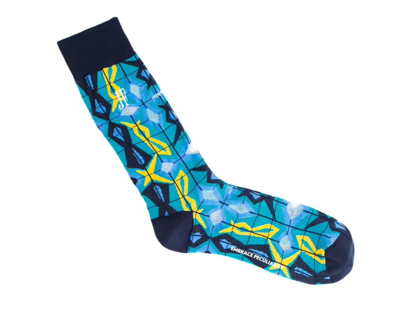 Fluevog Shoes Cerebral Vog Socks | Geometric Knit Sock^ Accessories