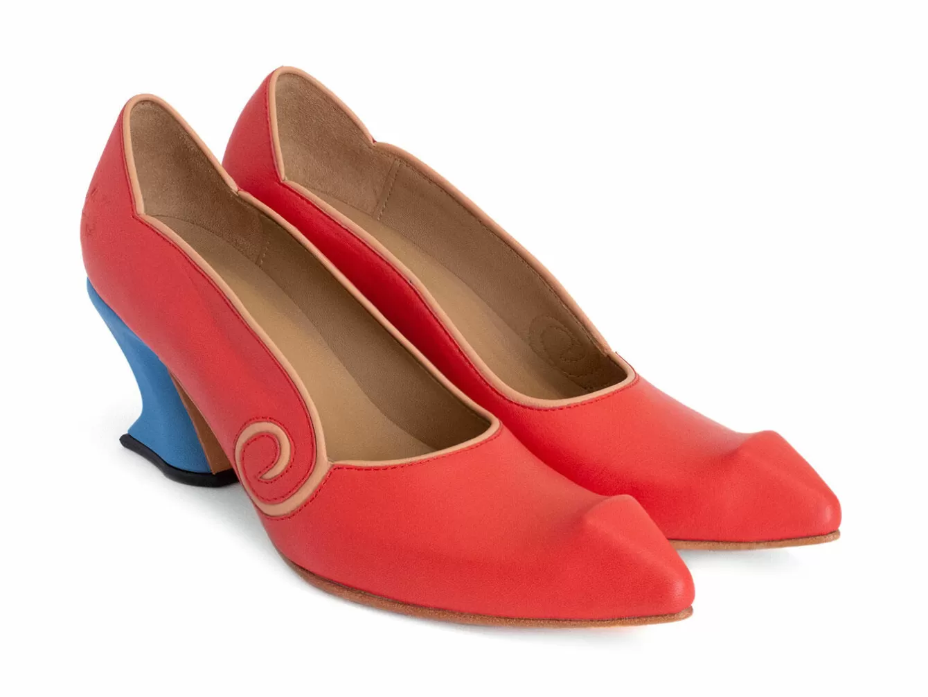 Fluevog Shoes Clara | Leather Swirl Pump^ Women's