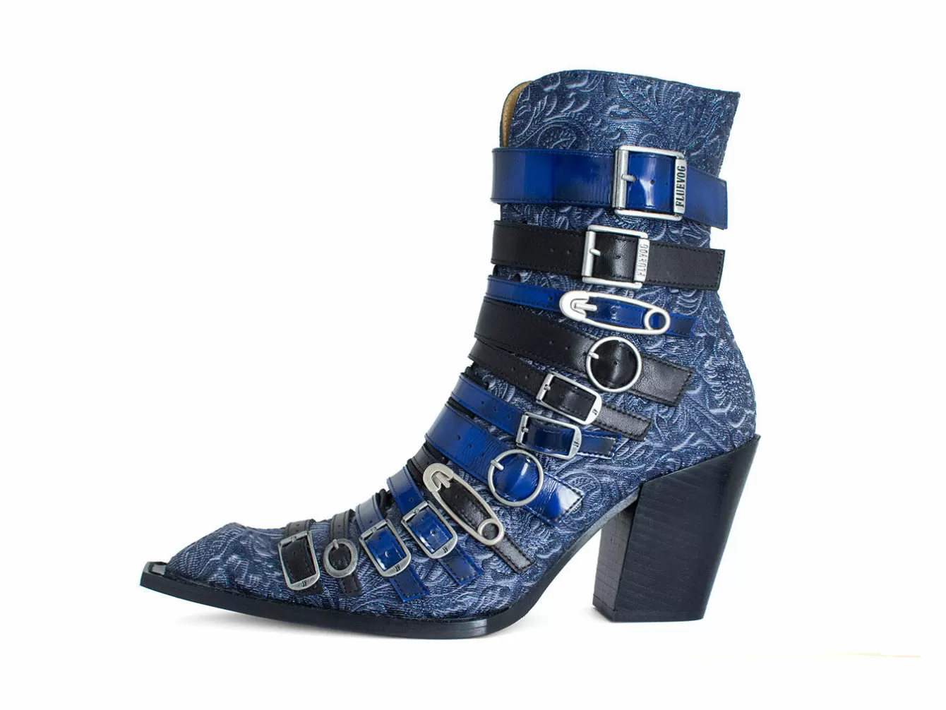 Fluevog Shoes Conceptual Cookie | Zip-Up Ankle Boot With Buckles^ Women's
