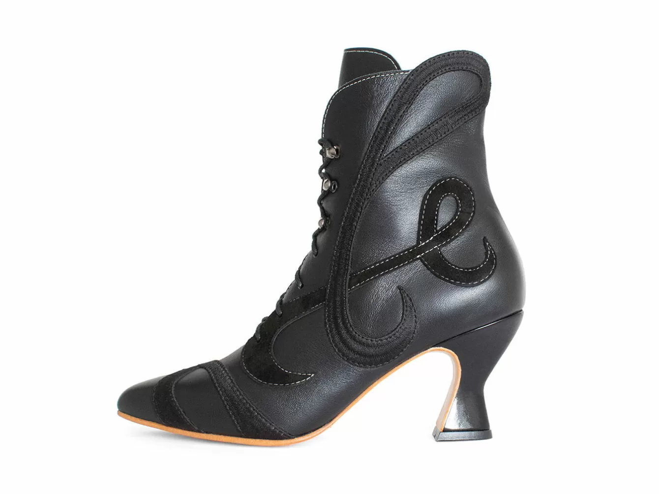 Fluevog Shoes De La Cruz | Embroidered Lace-Up Boot^ Women's