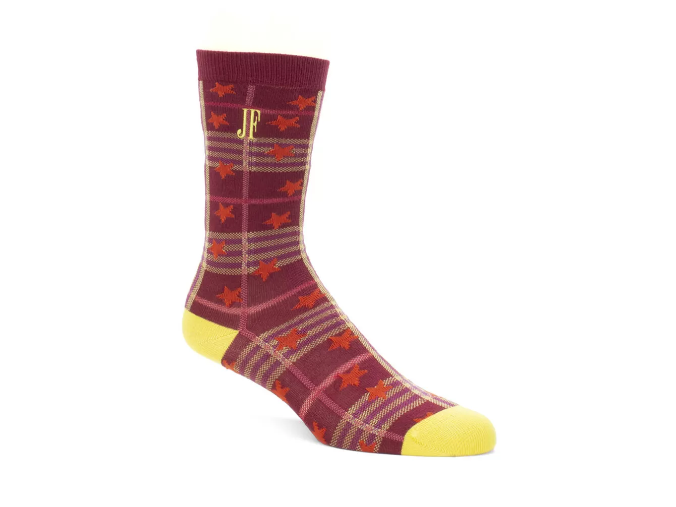 Fluevog Shoes Ebi Vog Socks | Plaid And Stars Sock^ Women's