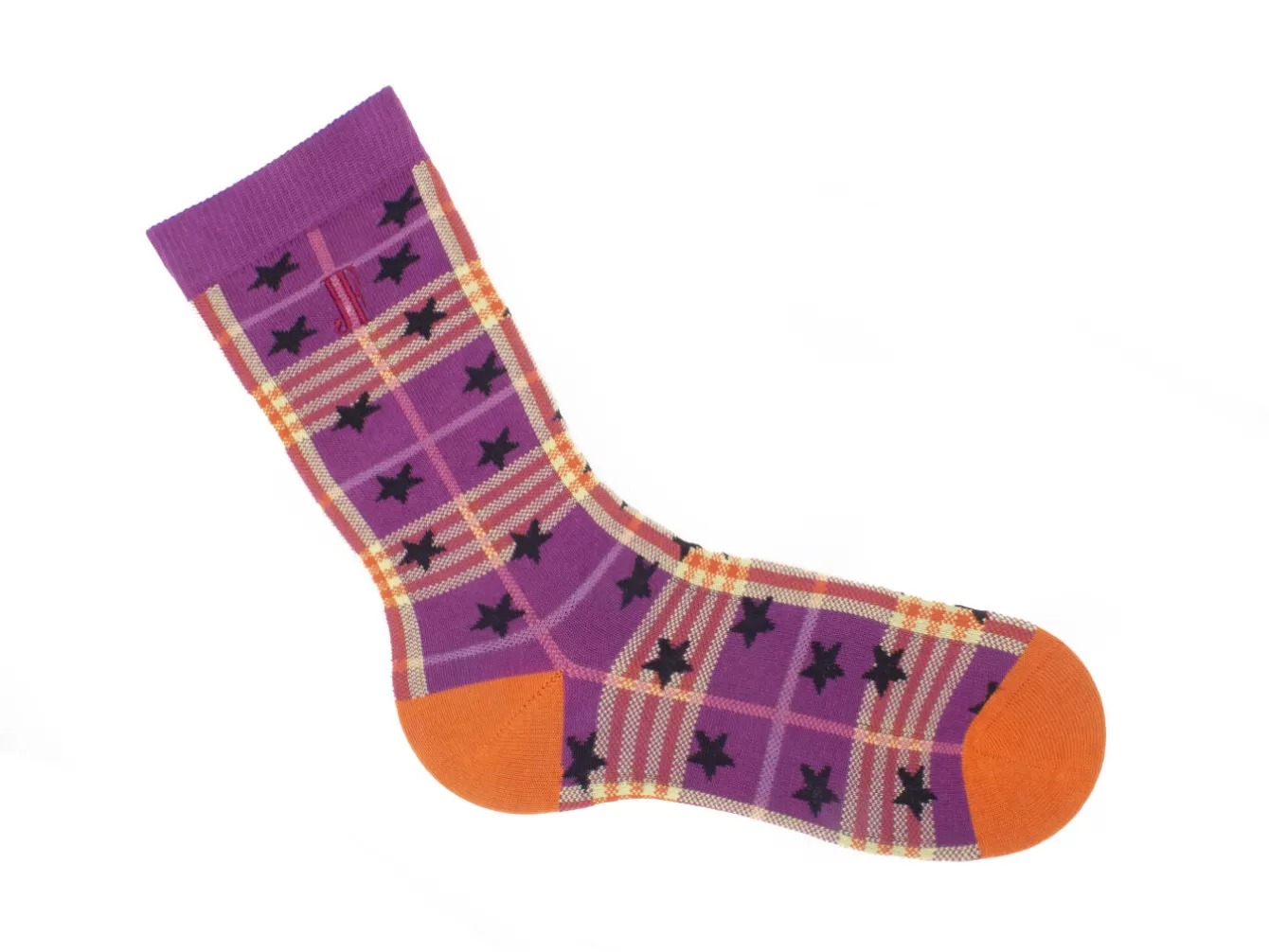 Fluevog Shoes Ebi Vog Socks | Plaid And Stars Sock^ Women's