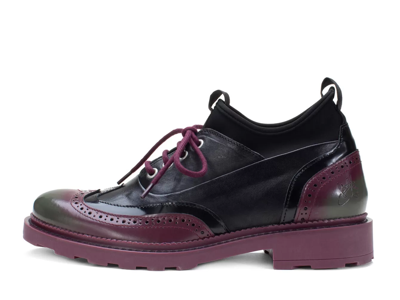 Fluevog Shoes Felix | Wingtip Brogue With Neoprene^ Men's