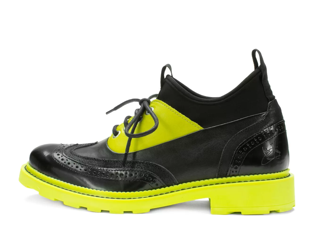 Fluevog Shoes Felix | Wingtip Brogue With Neoprene^ Women's