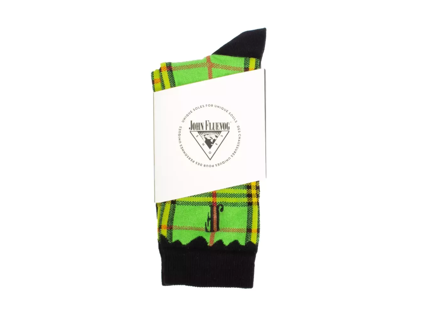 Fluevog Shoes Hazel Vog Socks | Knit Plaid Sock^ Accessories