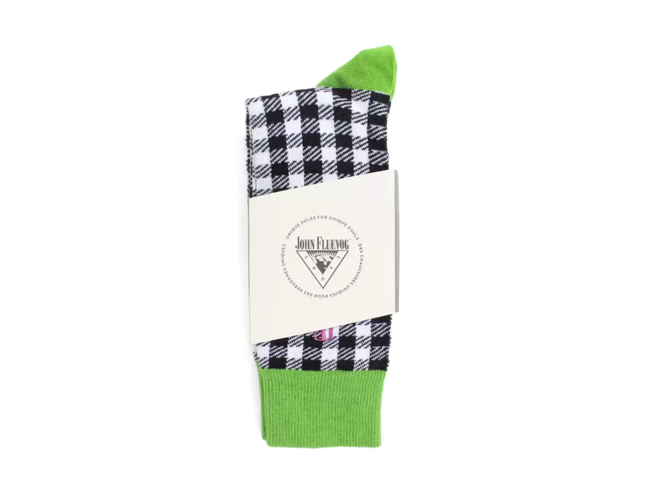 Fluevog Shoes Leroy Vog Socks | Gingham Sock^ Men's