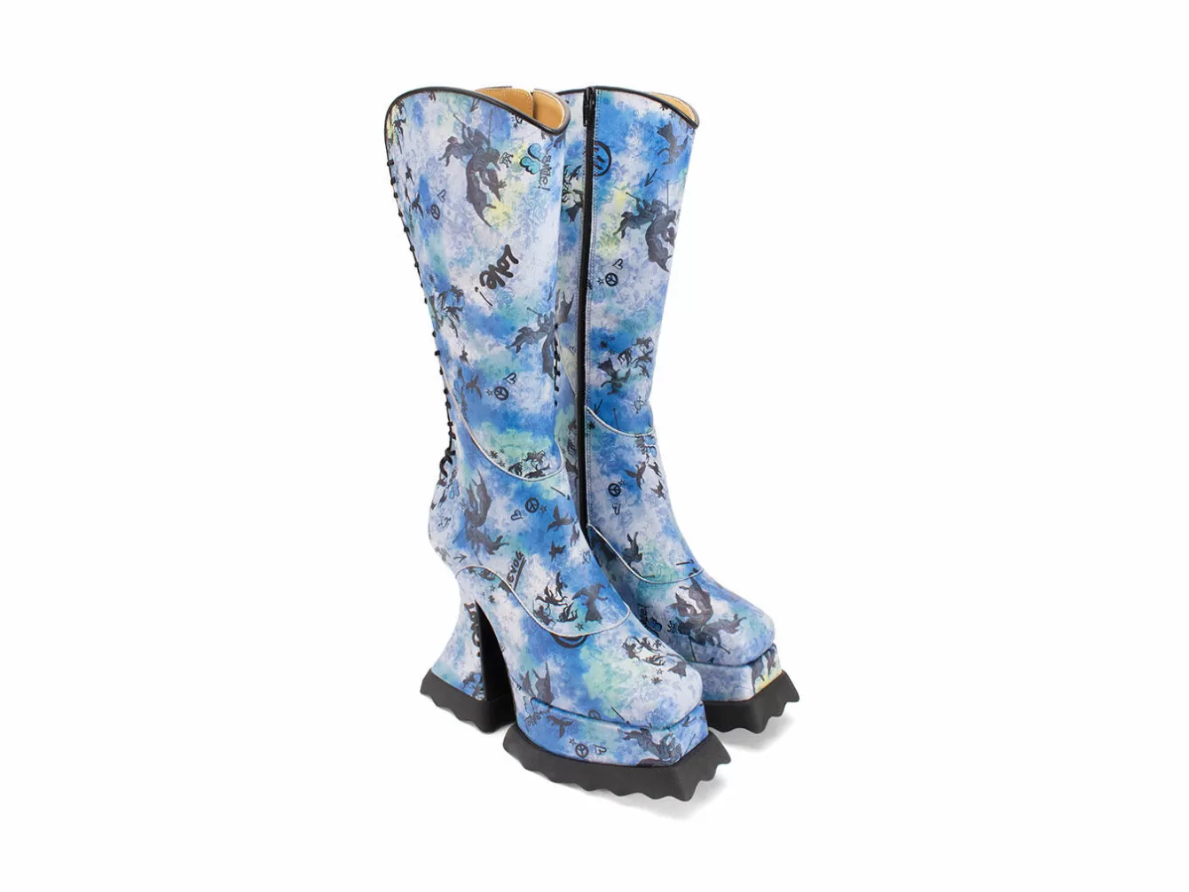 Fluevog Shoes Magnolia | Zip-Up Platform Tall Boot^ Women's