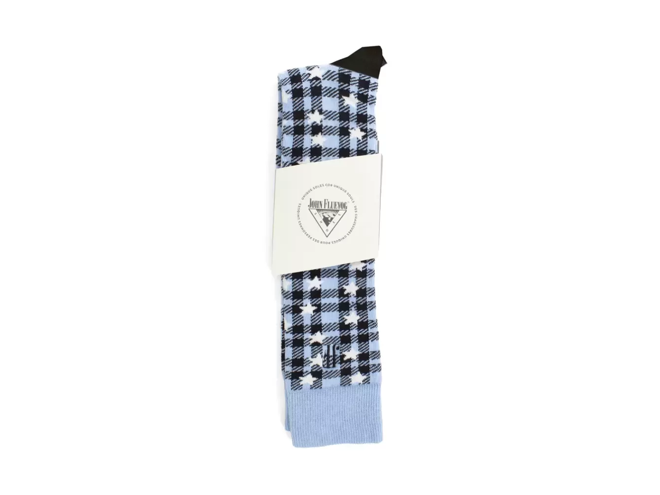 Fluevog Shoes Mochi Vog Socks | Spotted Gingham Sock^ Women's