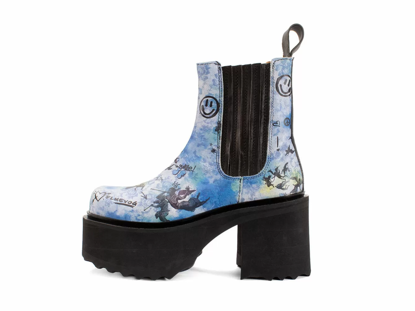 Fluevog Shoes Nerds | Platform Chelsea Boot^ Women's