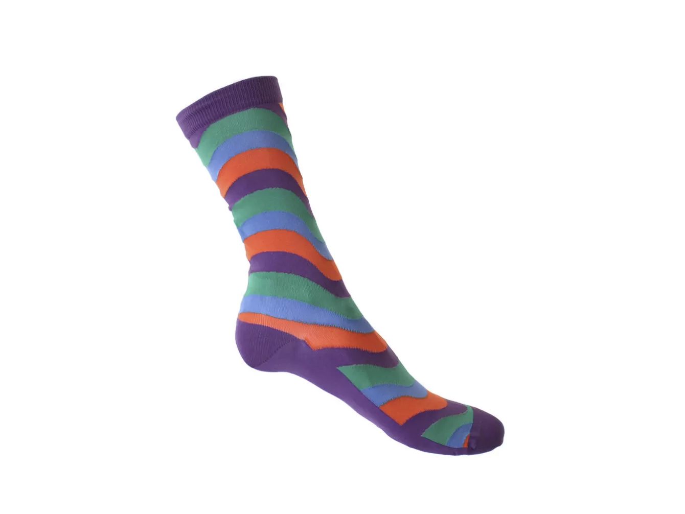 Fluevog Shoes Peggy-Sue Vog Socks | Wave Patterned Sock^ Accessories