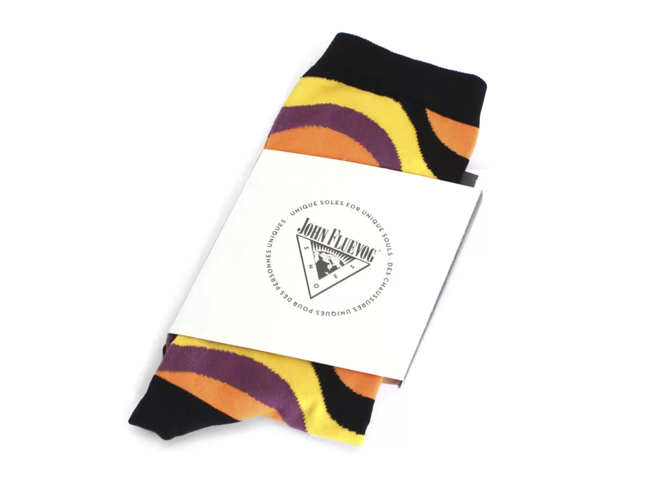 Fluevog Shoes Peggy-Sue Vog Socks | Wave Patterned Sock^ Accessories