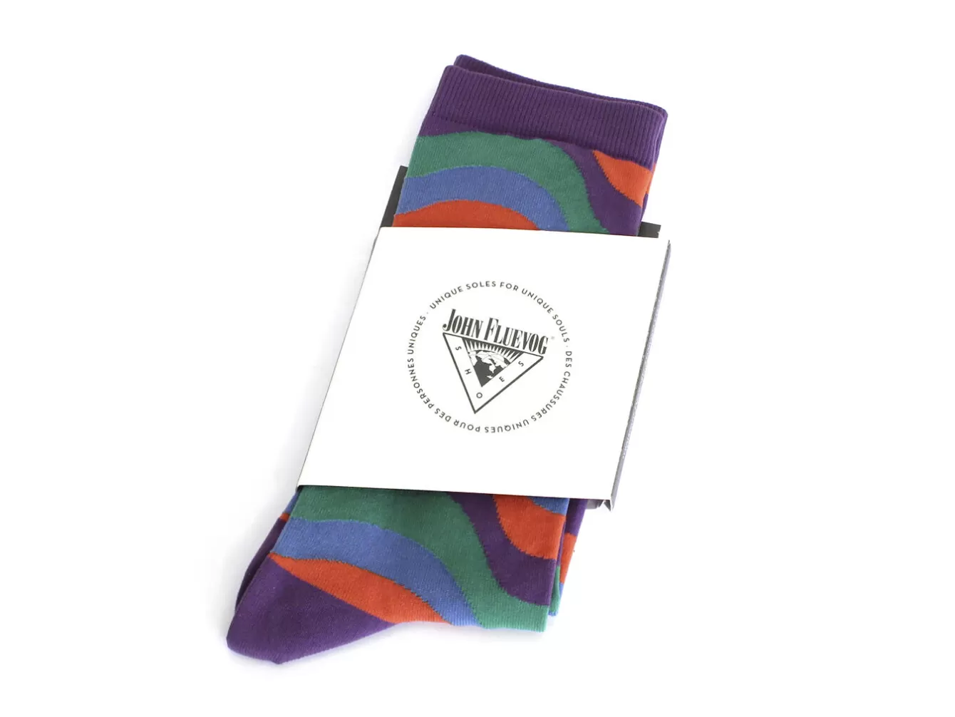 Fluevog Shoes Peggy-Sue Vog Socks | Wave Patterned Sock^ Accessories