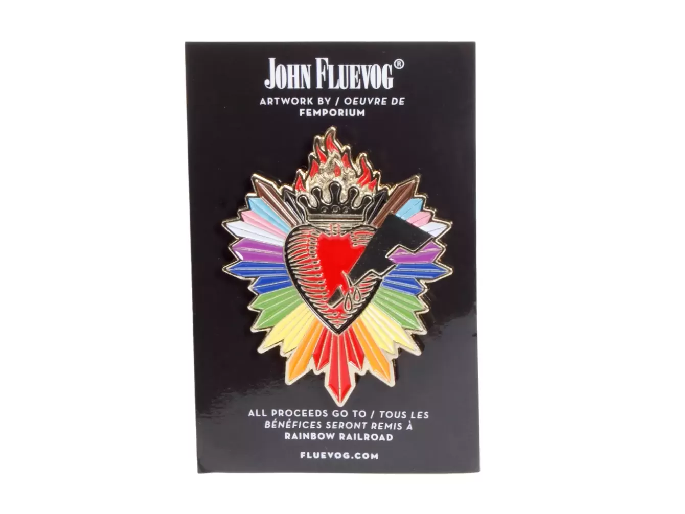 Fluevog Shoes Pin | Enamel Pin^ Men's