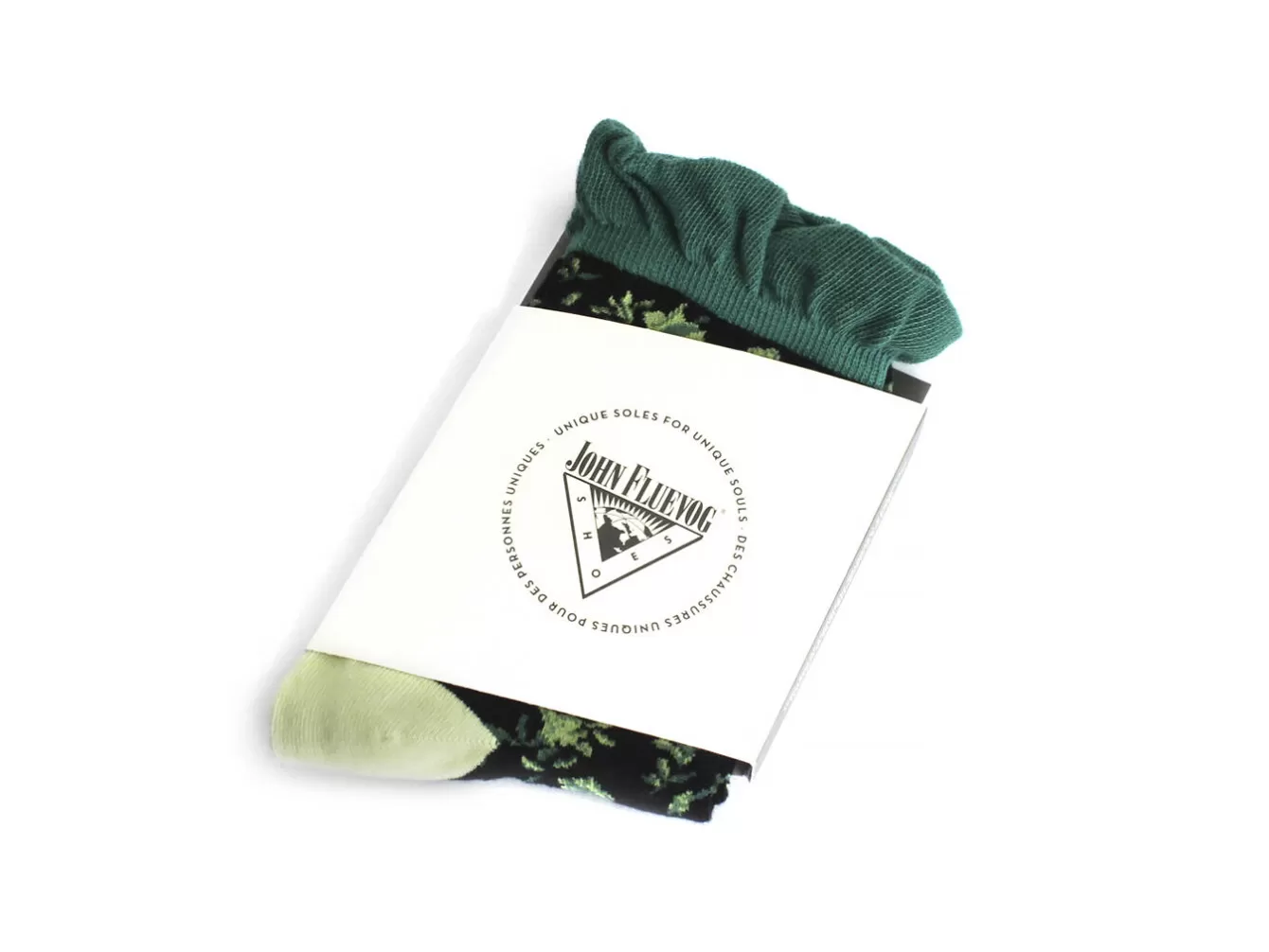 Fluevog Shoes Purrcy Vog Socks | Floral Ruffle Sock^ Accessories