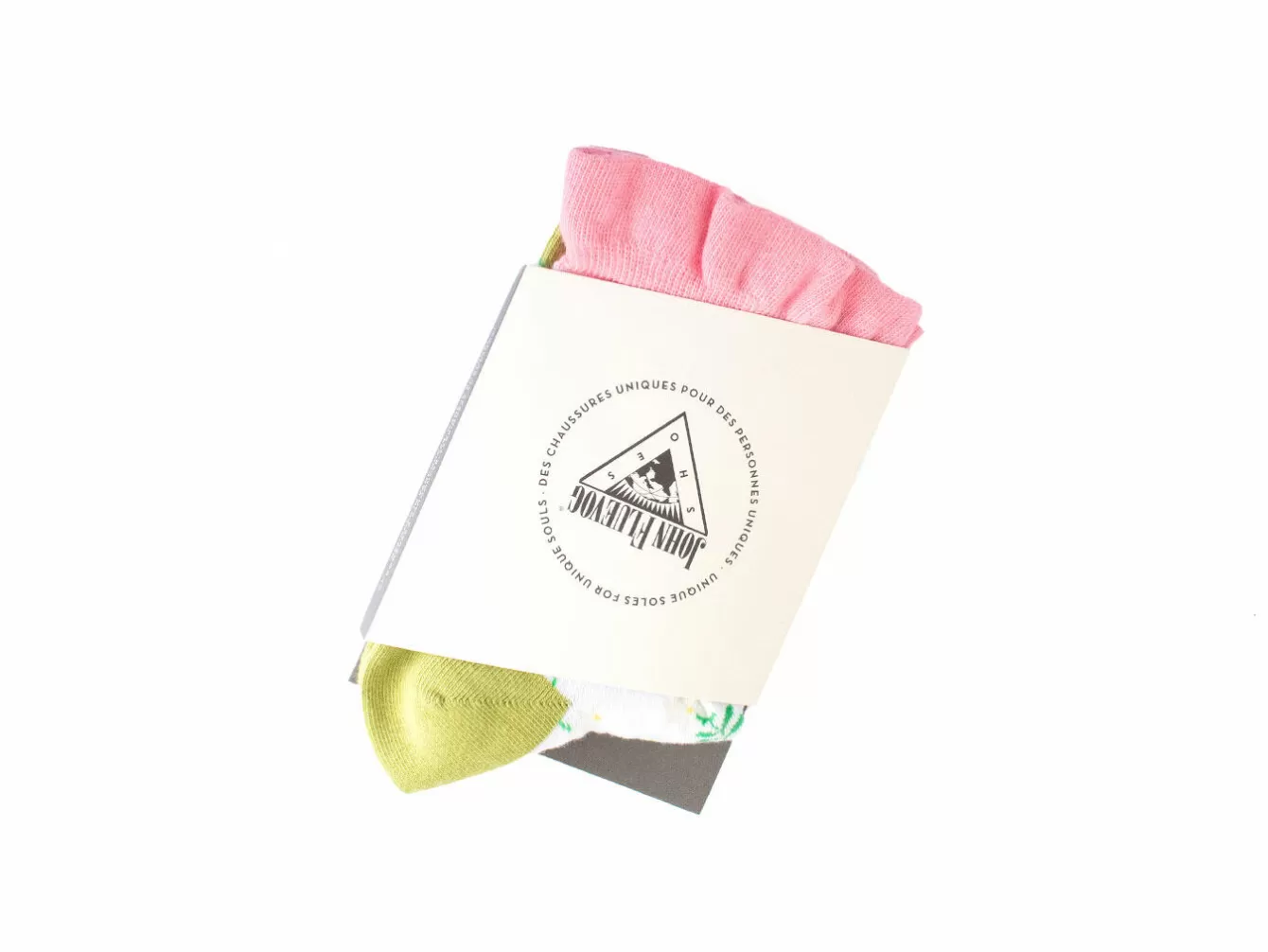 Fluevog Shoes Purrcy Vog Socks | Ruffle Sock^ Accessories