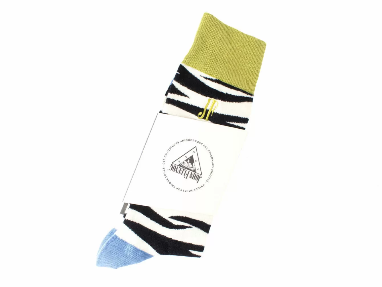 Fluevog Shoes Sargent Vog Socks | Zebra Pattern Sock^ Accessories