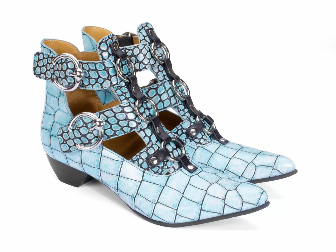 Fluevog Shoes Tammi Rose | Strappy Ankle Bootie^ Women's