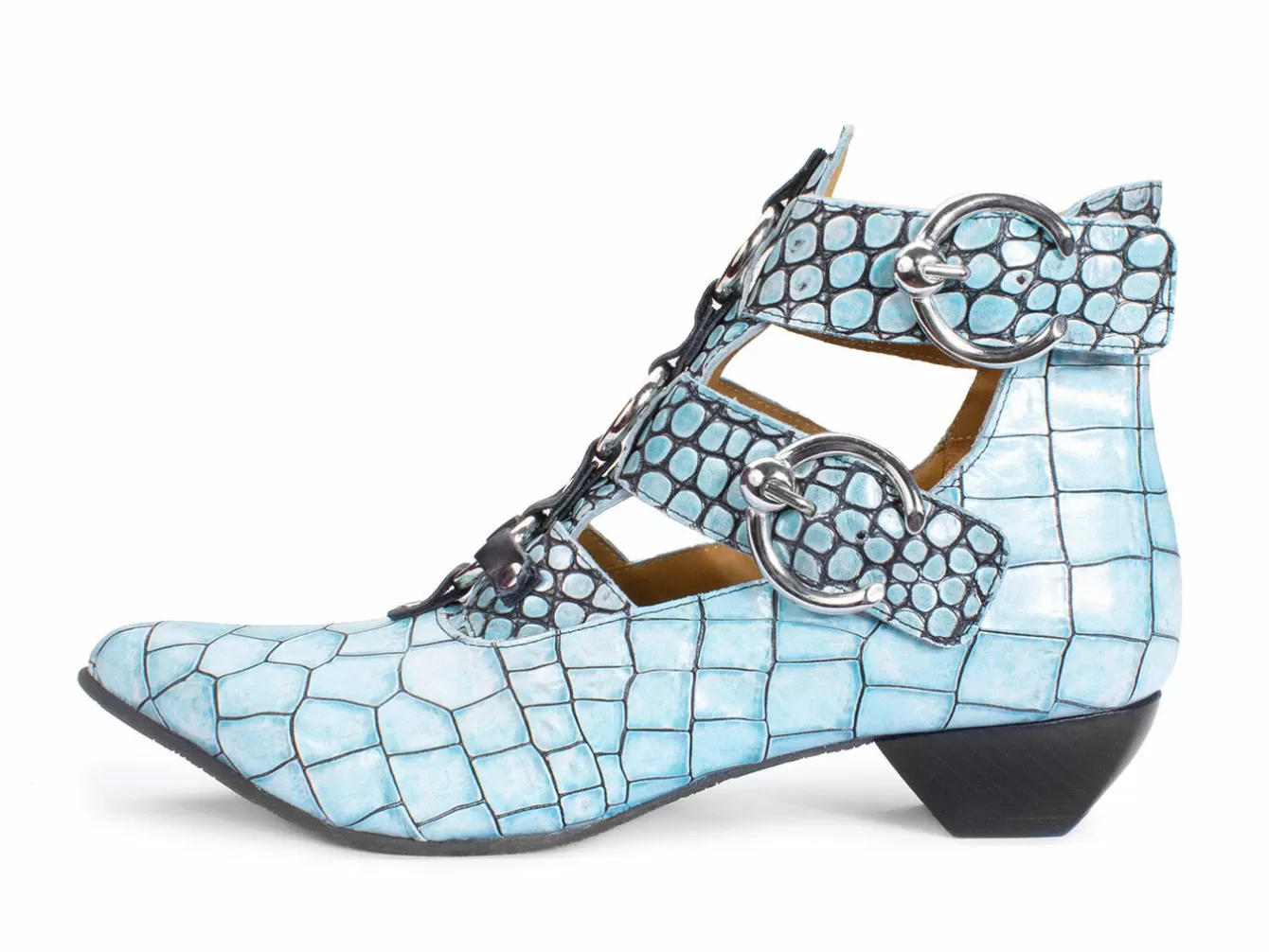 Fluevog Shoes Tammi Rose | Strappy Ankle Bootie^ Women's