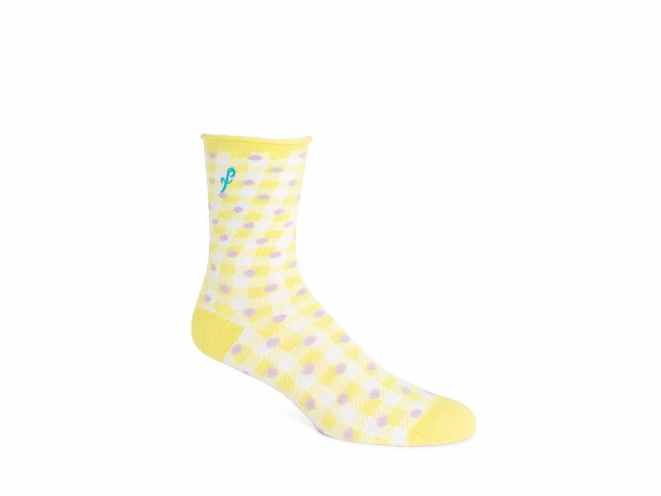 Fluevog Shoes Valentina Vog Socks | Gingham Polka Dot Sock^ Accessories