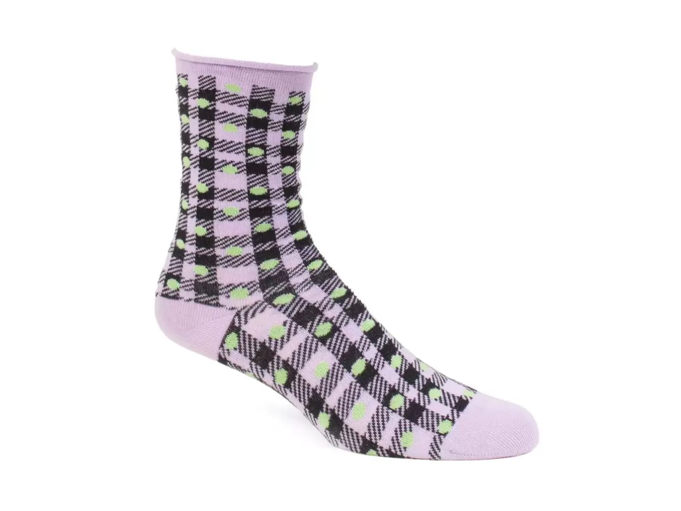 Fluevog Shoes Valentina Vog Socks | Gingham Polka Dot Sock^ Accessories
