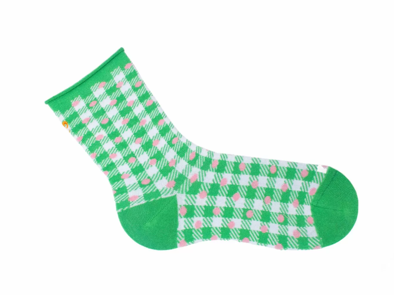 Fluevog Shoes Valentina Vog Socks | Gingham Polka Dot Sock^ Accessories