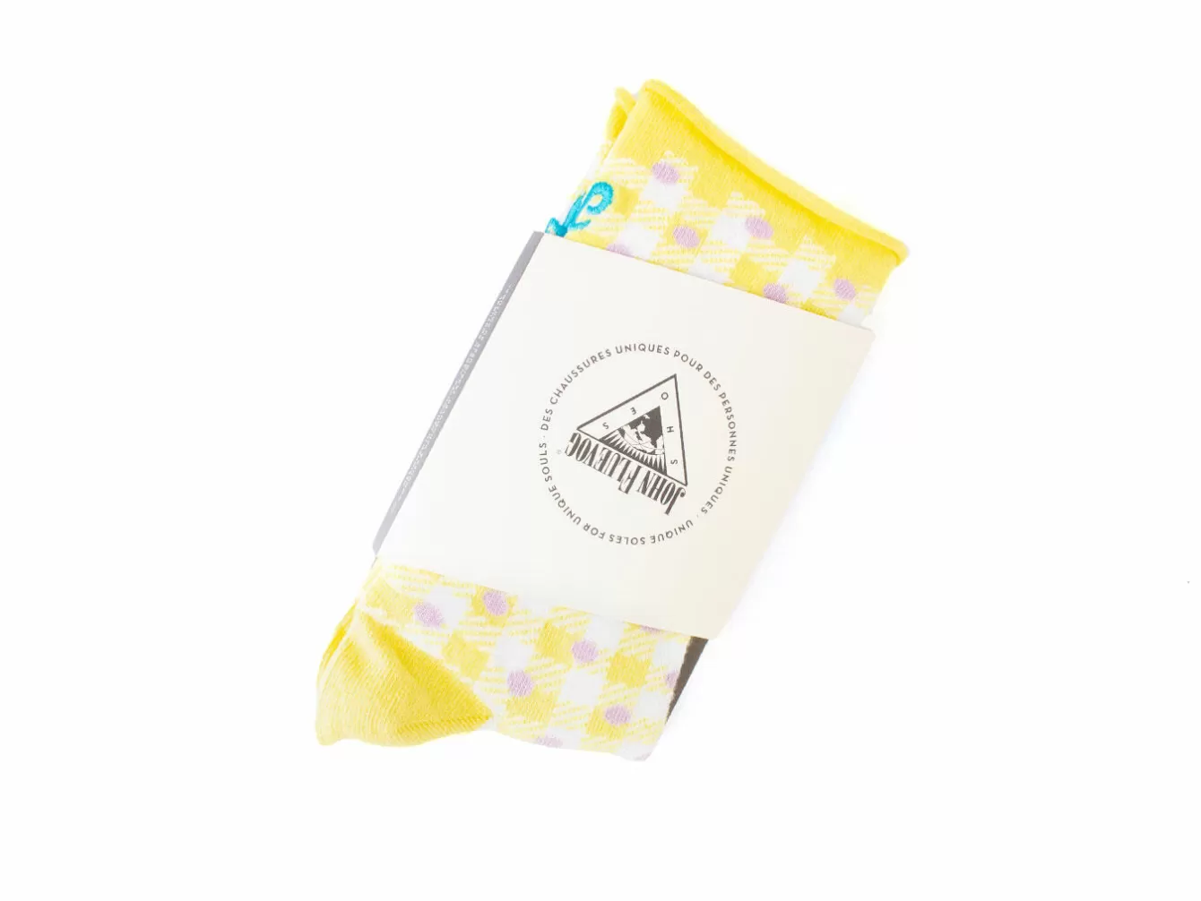 Fluevog Shoes Valentina Vog Socks | Gingham Polka Dot Sock^ Accessories