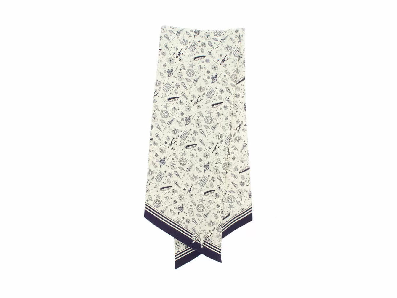 Fluevog Shoes Vog Island Slim Scarf | Nautical Tie Scarf^ Accessories