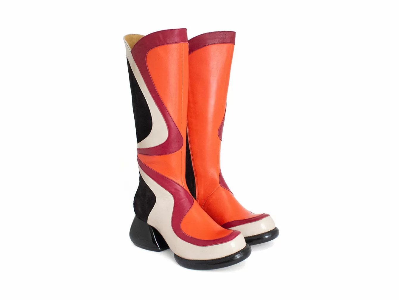 Fluevog Shoes Warhol | Multi Leather Boot^ Women's