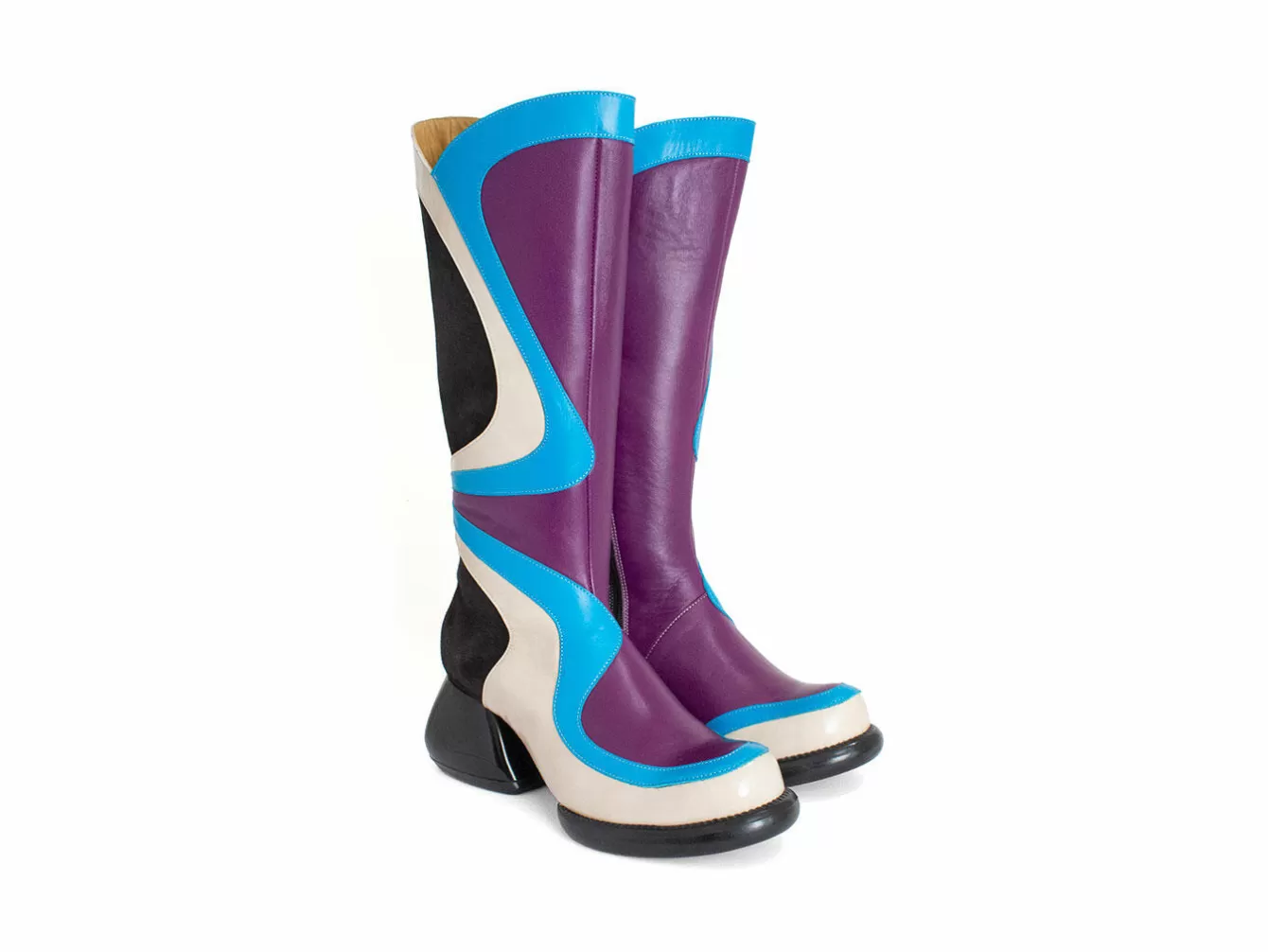 Fluevog Shoes Warhol | Multi Leather Boot^ Women's