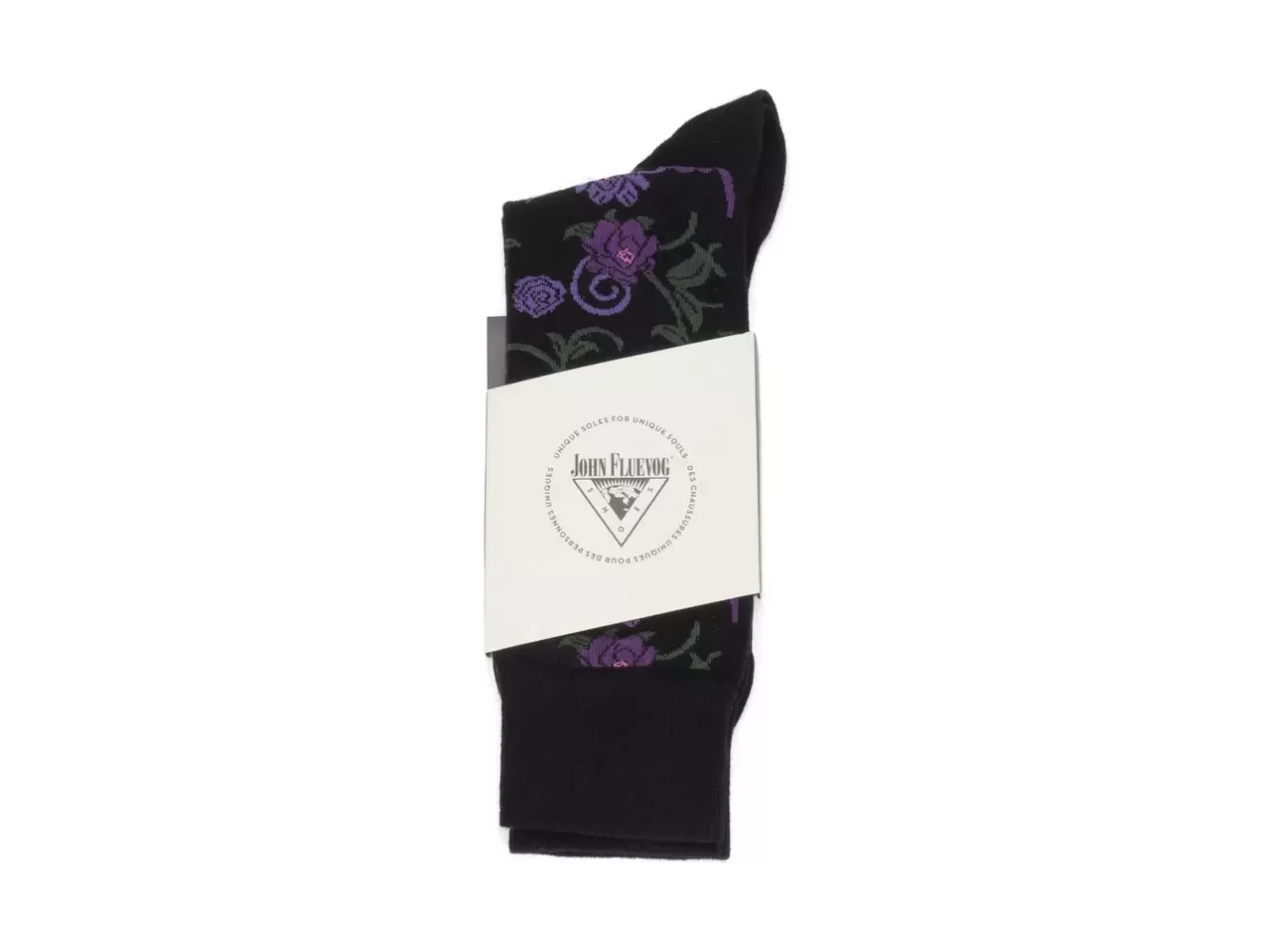 Fluevog Shoes Xay Xay Vog Socks | Custom Floral Sock^ Accessories