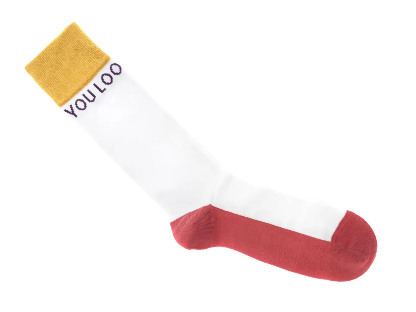 Fluevog Shoes You Look Great Vog Socks | Contrast Crew Sock^ Accessories